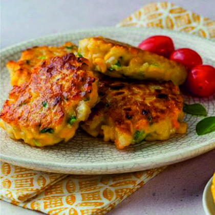 Фото Завтрак 24. Оладьи из рубленной индейки